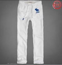 heren abercrombie and fitch moose logo elastisch sweatpants wit Classic Toronto d7h6s202